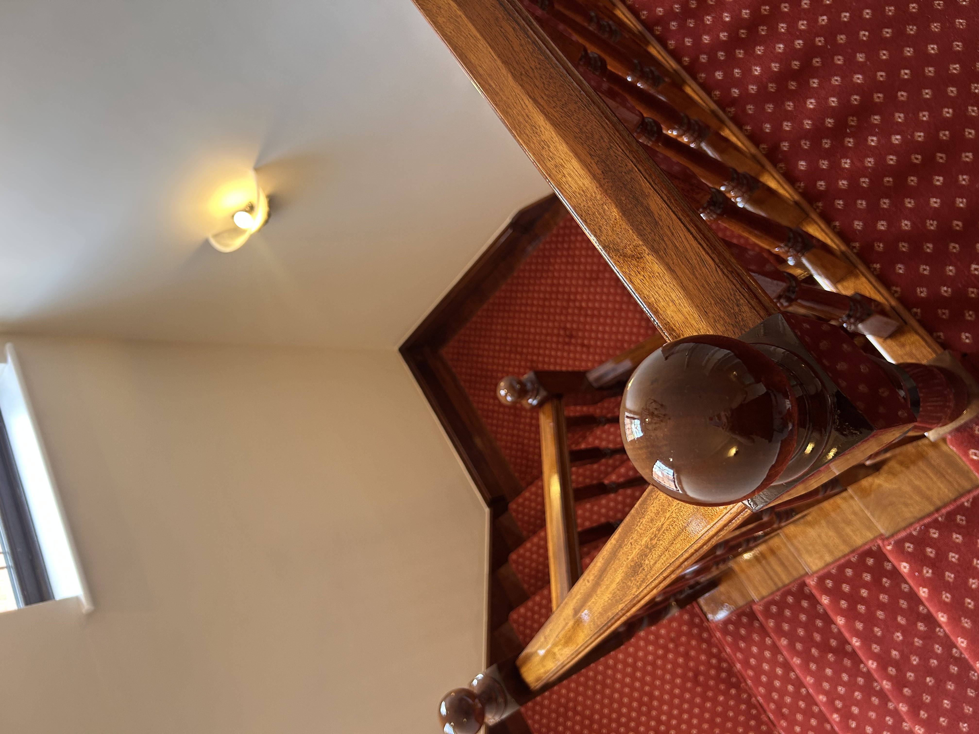 Staircase Bannister Refinished